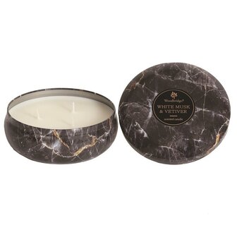 White Musk & Vetiver Tinned Candle